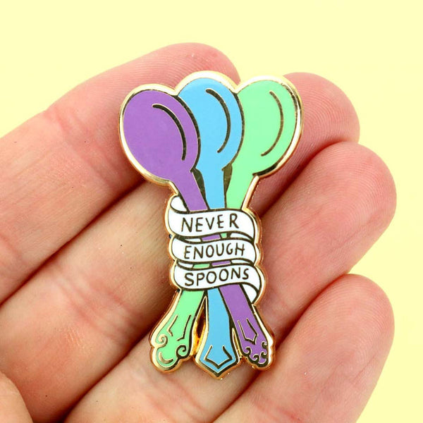 Jubly Umph Lapel Pin - Never Enough Spoons