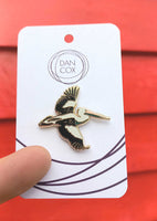 Dan Cox Enamel Pin - Pelican