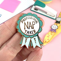 Jubly Umph Lapel Pin - Award Professional Nap Taker