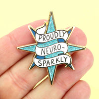 Jubly Umph Lapel Pin - Proudly Neuro Sparkly