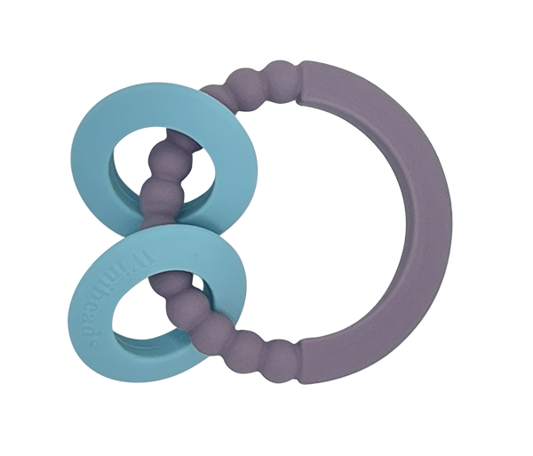 Teether - Rings Elderberry with Aqua