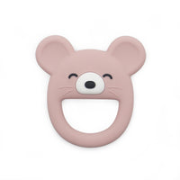 Teether - Mouse Pink