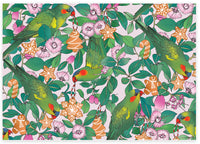 Earth Greetings Folded Wrapping Paper - Lorikeets & Lilly Pilly