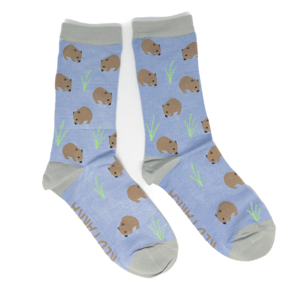 Red Parka Kids Socks - Wombat