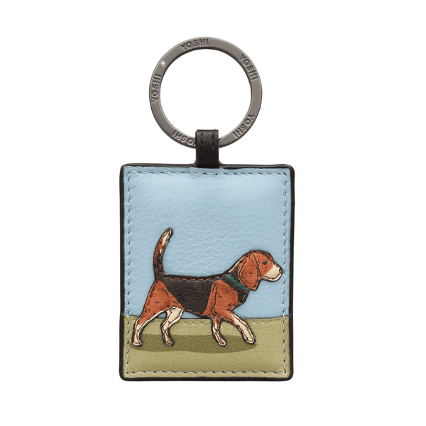 Yoshi Leather Keyring - Dogs Beagle