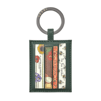 Yoshi Leather Keyring - Library Green Fingers