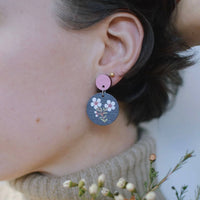 Australian Wildflower Earrings - Geraldton Wax