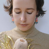 Australian Wildflower Earrings - Banksia