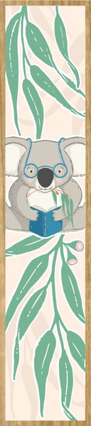 Wooden Bookmark - WD - Bookworm Koala