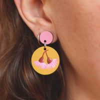 Australian Wildflower Earrings - Gum Blossom