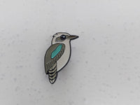 Patch Press Pin - Aus Kookaburra (black metal)