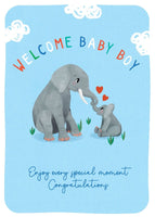 Debbie Edwards Card - Welcome Baby Boy