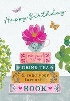 Debbie Edwards Card - Happy Birthday Books