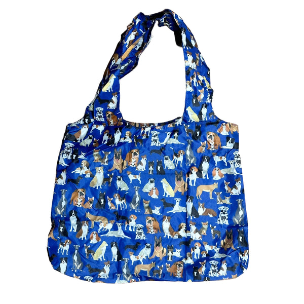 Red Parka Shopper Bag - Dogs