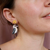 Australian Bird Earrings - Kookaburra