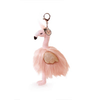 Bag Charm - Gloria Flamingo