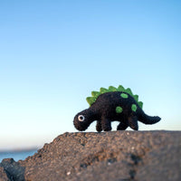 Felt Toy - Dinosaur Green Spikes