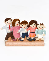 Felt Finger Puppets - Family