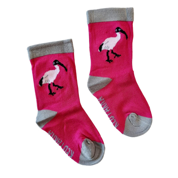 Red Parka Baby Socks - Ibis