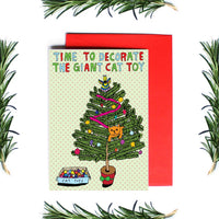 Able & Game - Time to Decorate the Giant Cat Toy