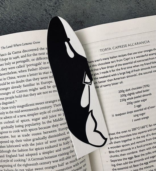 Little Paper House Press Bookmark - Killer Whale