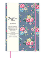 A5 Notebook - Cath Kidston Slate Grey Floral