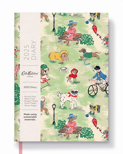 2025 A5 Diary - Cath Kidston Dogs in the Park