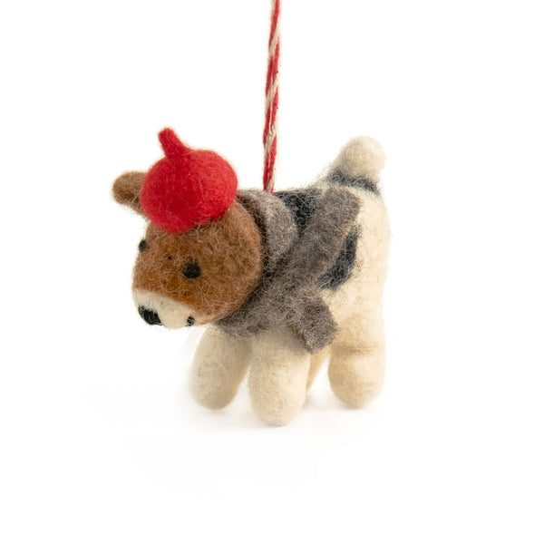 Felt Ornament - Dog Delilah