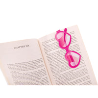 ISgift Magnetic Bookmark - Glasses Pink