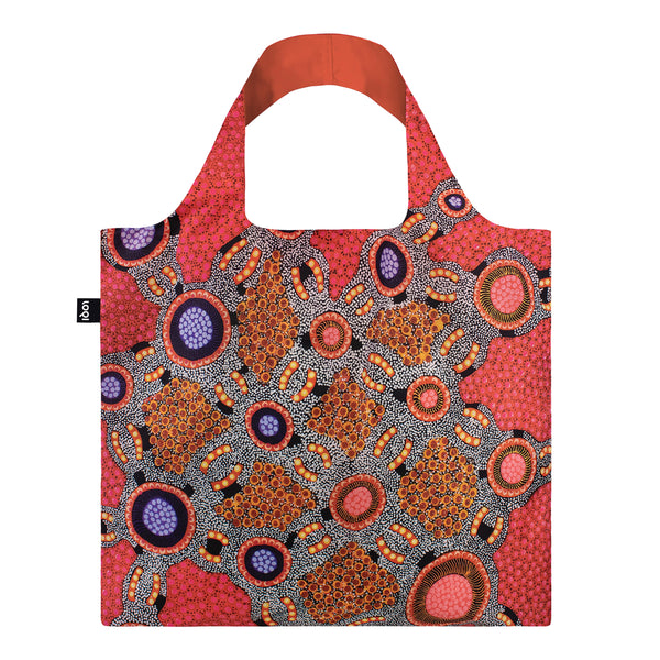 LOQI Foldable Shopper Bag - Napaljarri Water Dreaming