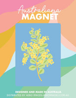 Australiana Magnet - Wattle