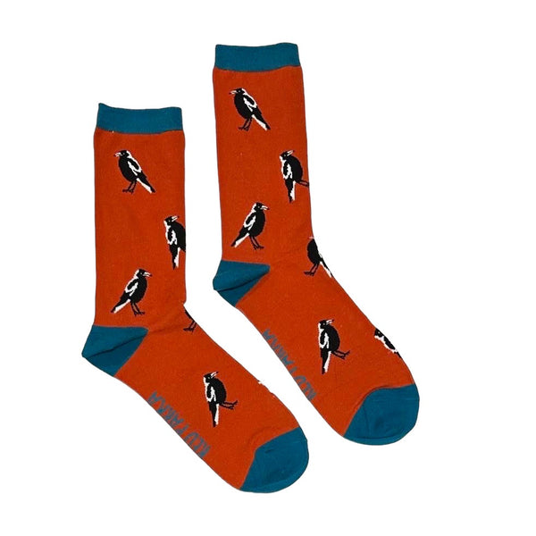 Red Parka Kids Socks - Magpie