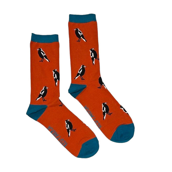 Red Parka Adult Socks - Magpie