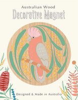 Wood Magnet - WD - Galah