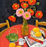 MV Greeting Card - Iceland Poppies & Lemon Tea