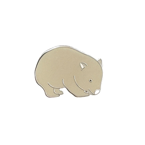 Red Parka Pin - Wombat