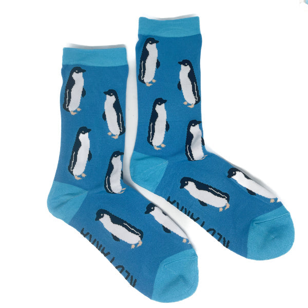 Red Parka Kids Socks - Penguin