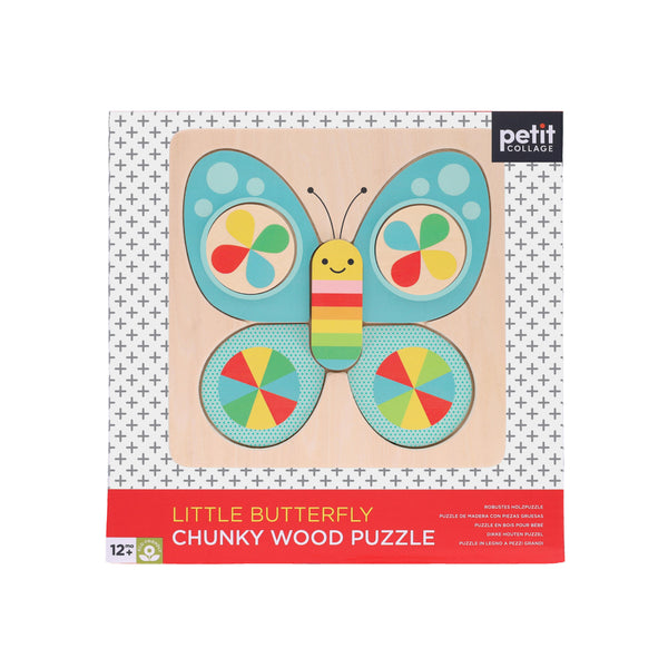 Petit Collage Wooden Puzzle - Butterfly