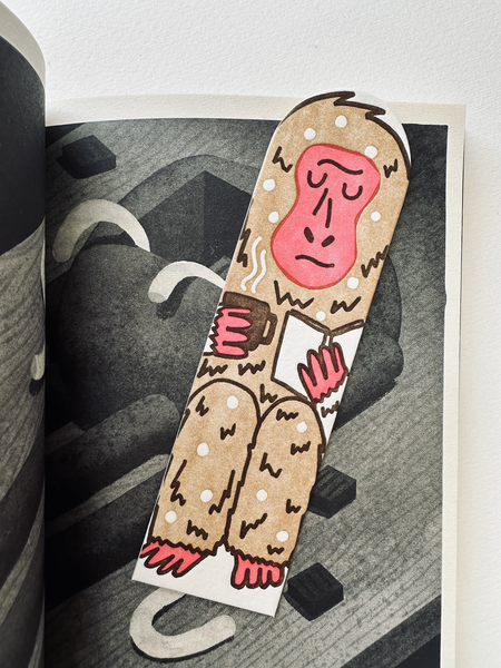 Little Paper House Press Bookmark - Snow Monkey