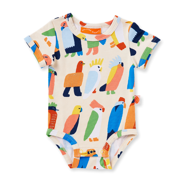 HN Short Sleeve Bodysuit - Flamin Galahs