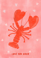 Suki McMaster Card - Love You Lobster