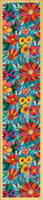 Wooden Bookmark - KK - Retro Poinsettias