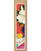 Wooden Bookmark - MV - White Magnolia