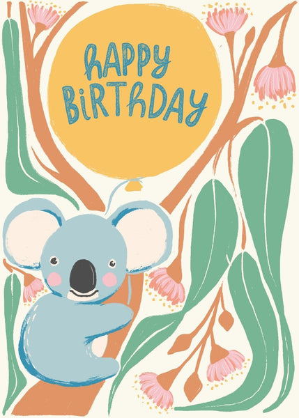 Wirihana Design Card - Happy Birthday Cute Koala