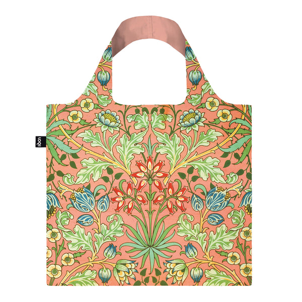 LOQI Foldable Shopper Bag - William Morris Hyacinth