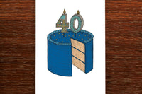 The Nonsense Maker Card - Birthday 40