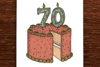 The Nonsense Maker Card - Birthday 70