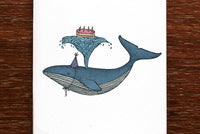 The Nonsense Maker Card - Birthday Whale