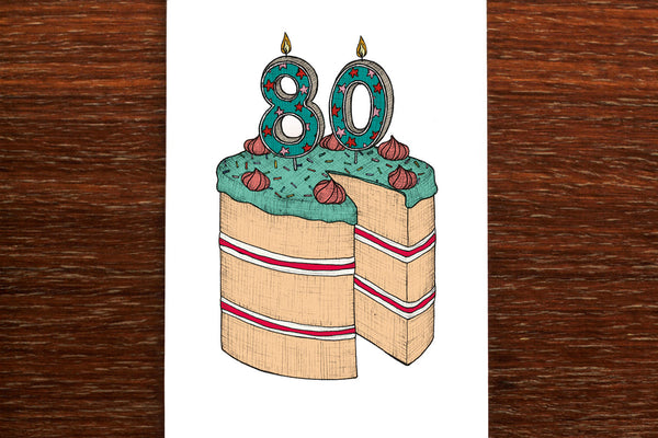 The Nonsense Maker Card - Birthday 80