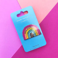 Braw Enamel Pin - Rainbow